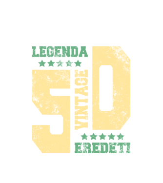 Vintage 50 minta fehér pólón