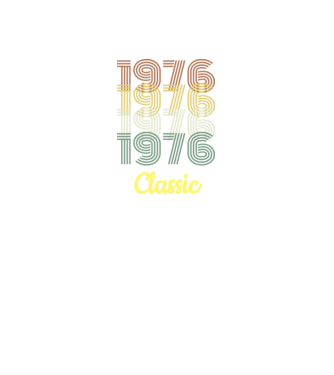 Classic 1976 minta fekete pólón