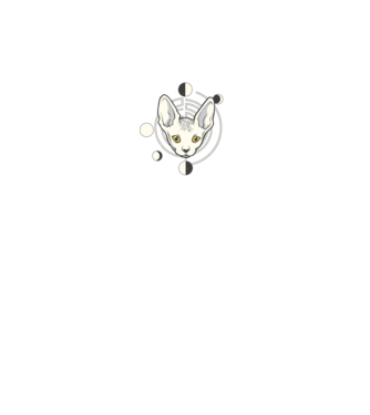 Spynxh Cat Moon minta fekete pólón