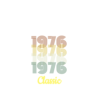 Classic 1976 minta fekete pólón