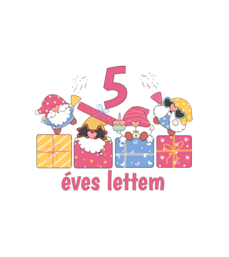 5 éves lettem minta fehér pólón