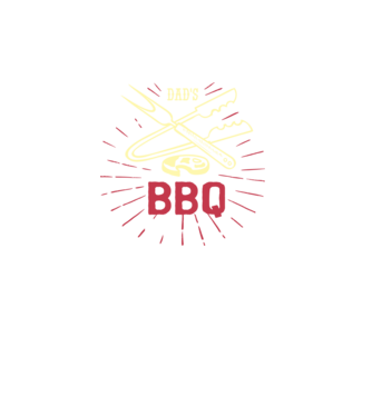 Dad's Bbq minta türkiz pólón
