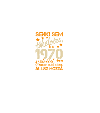 Tökéletes 1970 minta fekete pólón