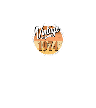 Vintage original 1974 minta fekete pólón
