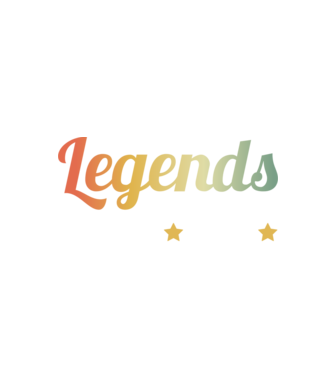 Legends were born in 1971 minta fekete pólón