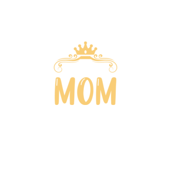 Super mom minta fekete pólón