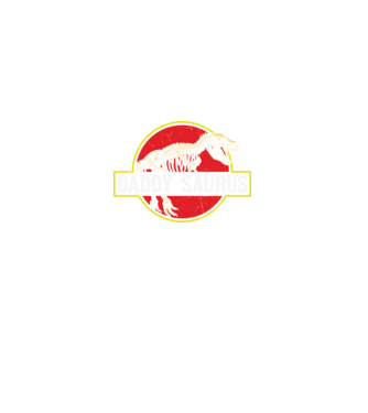 Daddy saurus minta fekete pólón