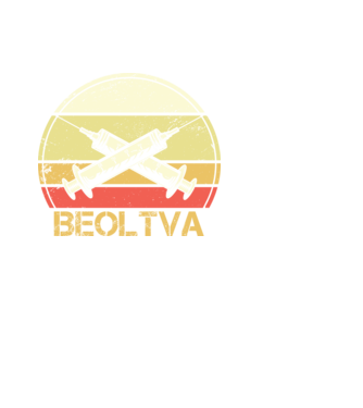 Beoltva minta fehér pólón