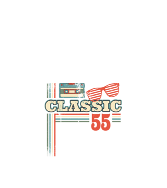 Classic 55 minta fekete pólón