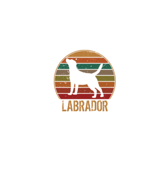 Labrador  minta szürke pólón