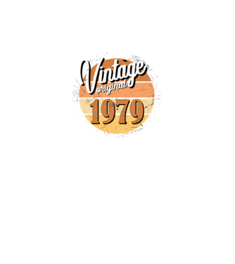Vintage original 1979 minta fekete pólón