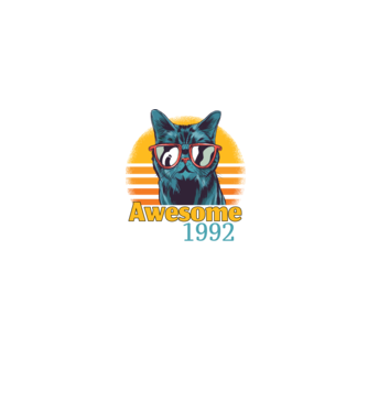 Awesome since 1992 minta farmerkék pólón