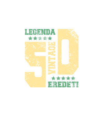 Vintage 50 minta fehér pólón
