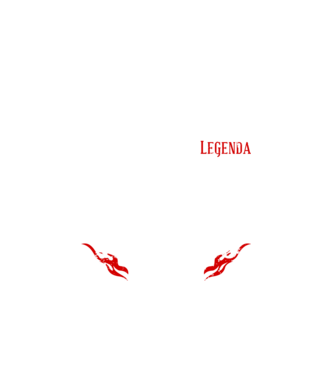 Magyar legenda 1973 minta fehér pólón