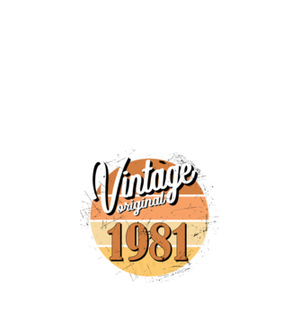 Vintage original 1981 minta fekete pólón