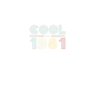 Cool since 1981 minta fekete pólón