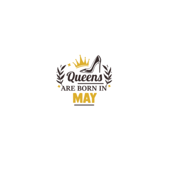 queens are born in may minta fehér pólón