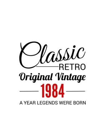 Classic 1984 minta fehér pólón