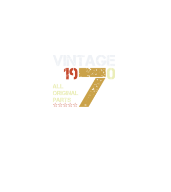 Vintage 1970 minta fekete pólón