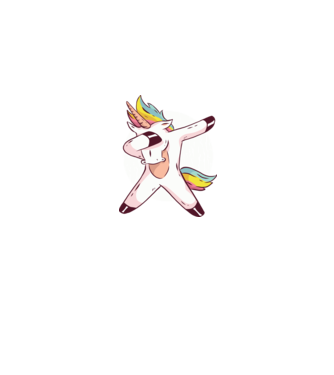 Unicorn minta szürke pólón