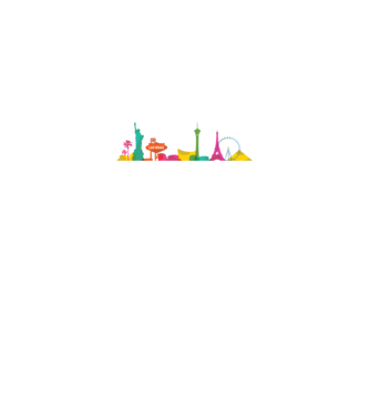 Las Vegas minta fekete pólón