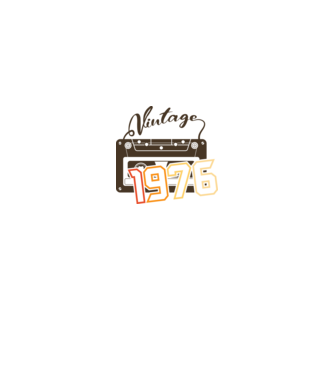 Vintage 1976 minta fehér pólón