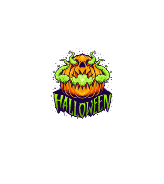 Halloween minta fekete pólón