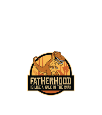 Faterhood minta fekete pólón