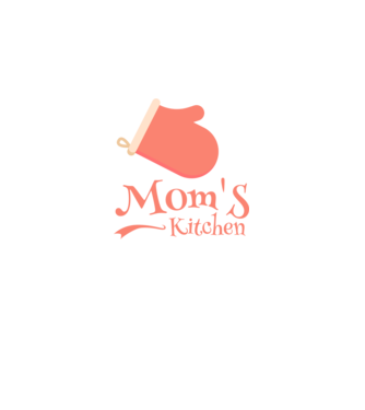 Mom's kitchen minta fekete pólón