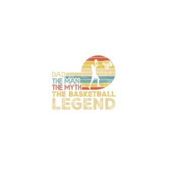 Apa a kosaras legenda  minta fekete pólón
