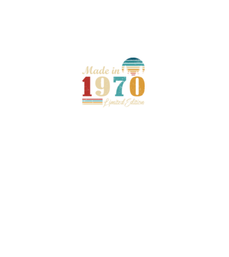 Vintage 1970 minta fekete pólón