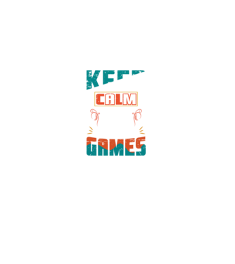 Keep Calm minta fekete pólón