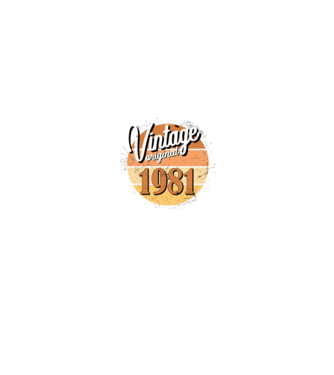 Vintage original 1981 minta fekete pólón