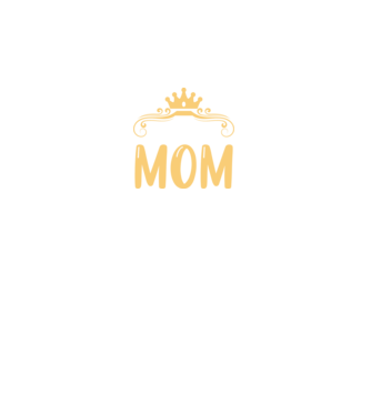 Super mom minta fekete pólón