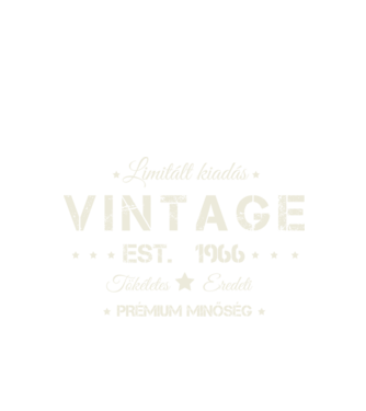 Vintage 1966 minta fekete pólón