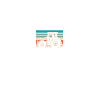 Traktor minta fekete pólón