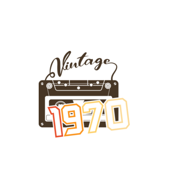 Vintage 1970 minta fehér pólón