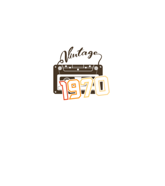 Vintage 1970 minta fehér pólón