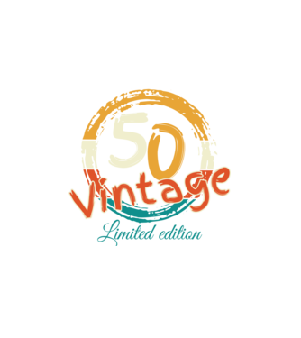 Vintage 50 minta fehér pólón