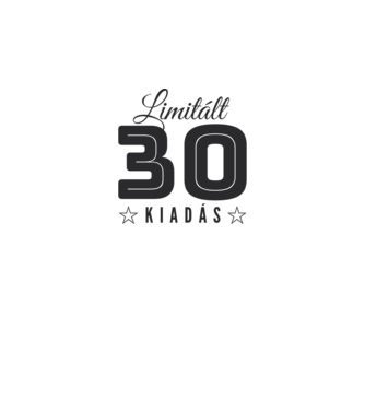 Limitált kiadás 30 minta fehér pólón