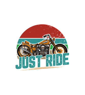 Motorozz minta fehér pólón