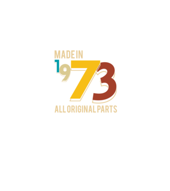 Made in 1973 minta farmerkék pólón