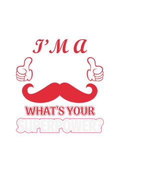 Apa minta fehér pólón