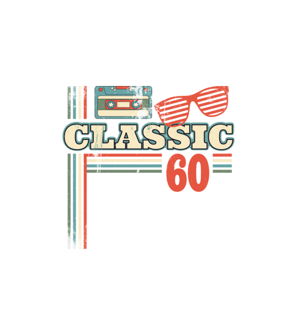 Classic 60 minta fehér pólón