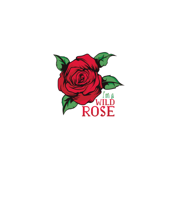 Wild Rose minta szürke pólón