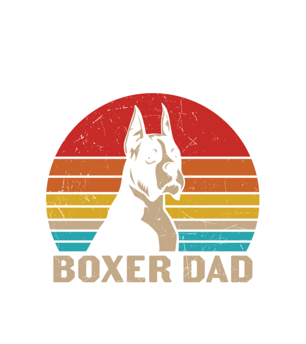 Boxer dad minta fehér pólón
