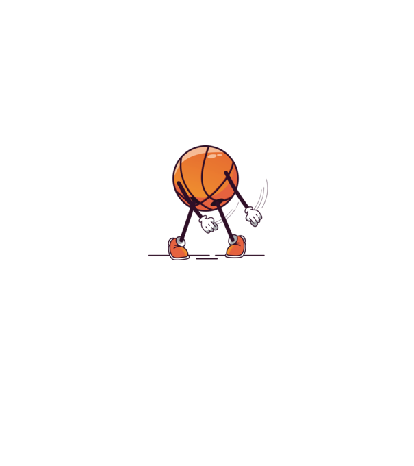 Basketball floss minta fehér/piros pólón