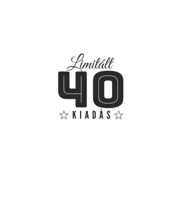 Limitált kiadás 40 minta szürke pólón