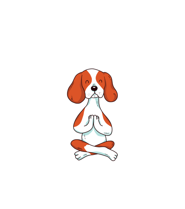 Ragnar Yoga Dog minta piros pólón