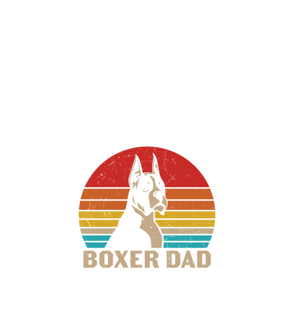 Boxer dad minta fekete pólón